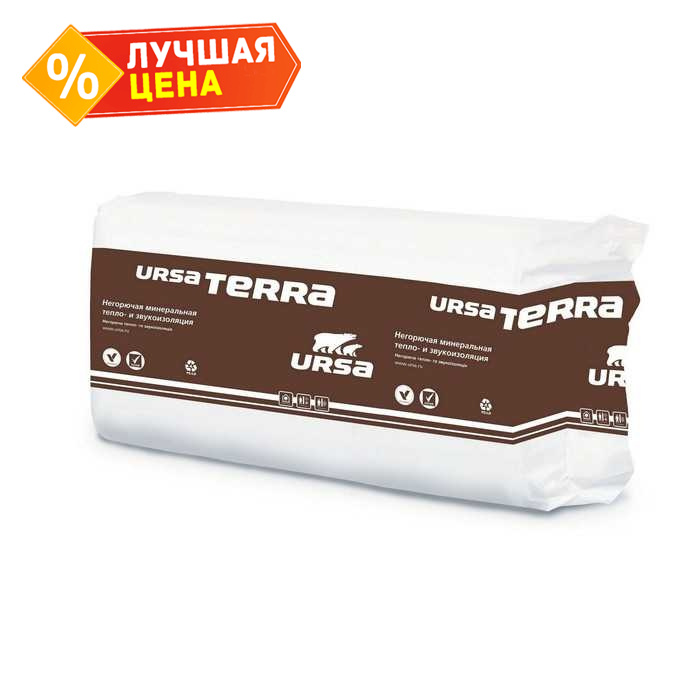 Утеплитель Ursa Terra 37 PN 50х610х1250